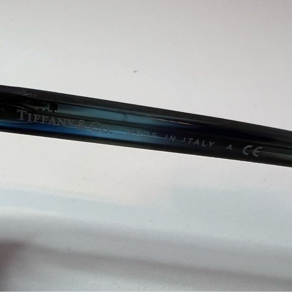 Tiffany & Co. Oval Havana Blue TF4068-B Sunglasses - Picture 4 of 8